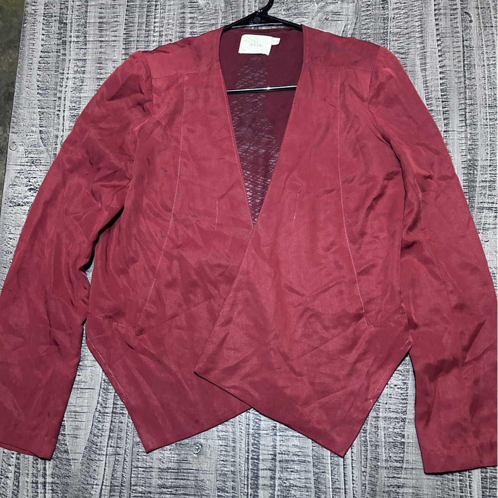 Chic Red Maroon Short Vest